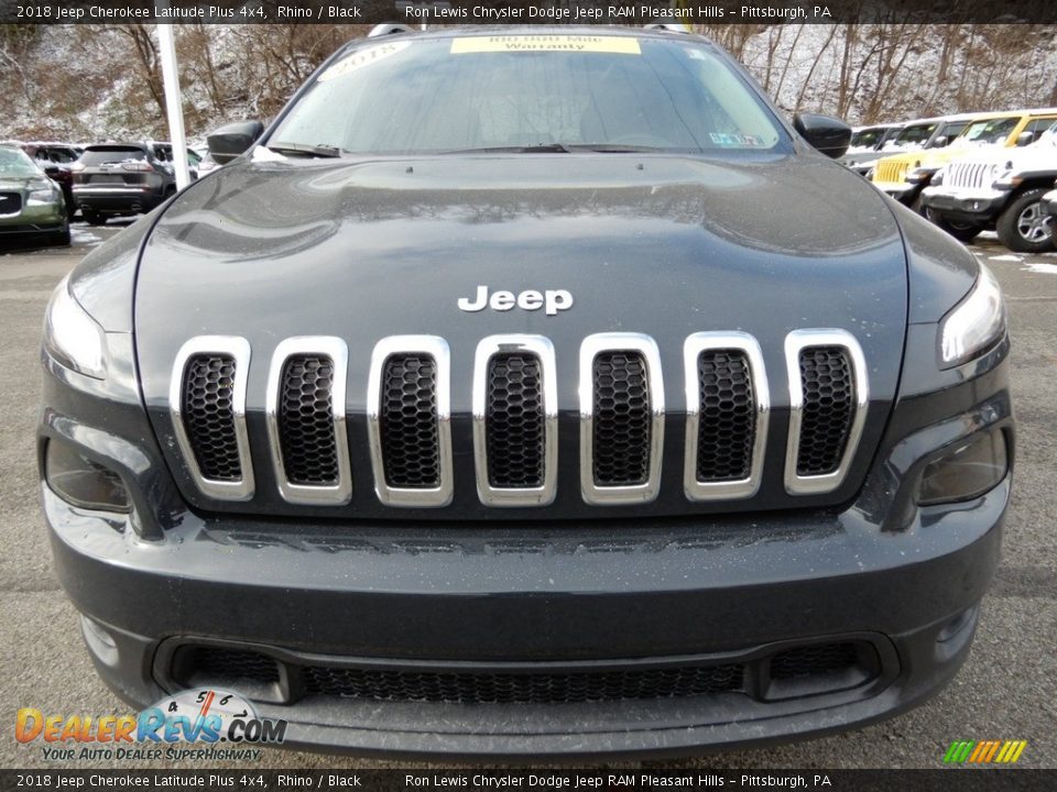 2018 Jeep Cherokee Latitude Plus 4x4 Rhino / Black Photo #9
