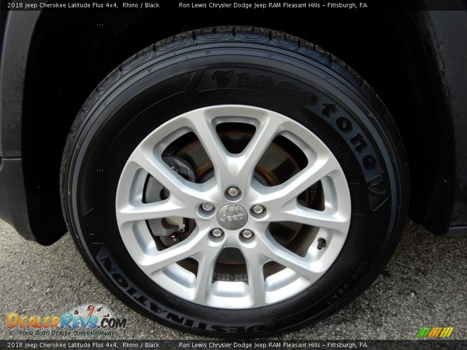 2018 Jeep Cherokee Latitude Plus 4x4 Rhino / Black Photo #10