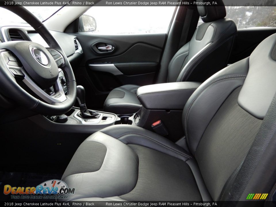 2018 Jeep Cherokee Latitude Plus 4x4 Rhino / Black Photo #12