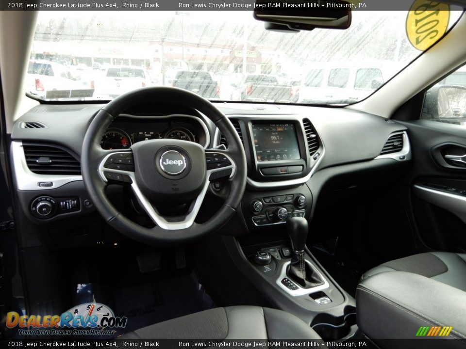 2018 Jeep Cherokee Latitude Plus 4x4 Rhino / Black Photo #14