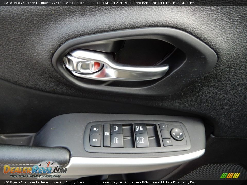 2018 Jeep Cherokee Latitude Plus 4x4 Rhino / Black Photo #15