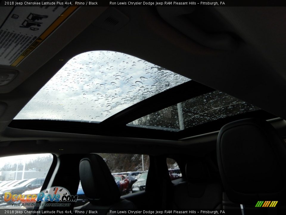 2018 Jeep Cherokee Latitude Plus 4x4 Rhino / Black Photo #16