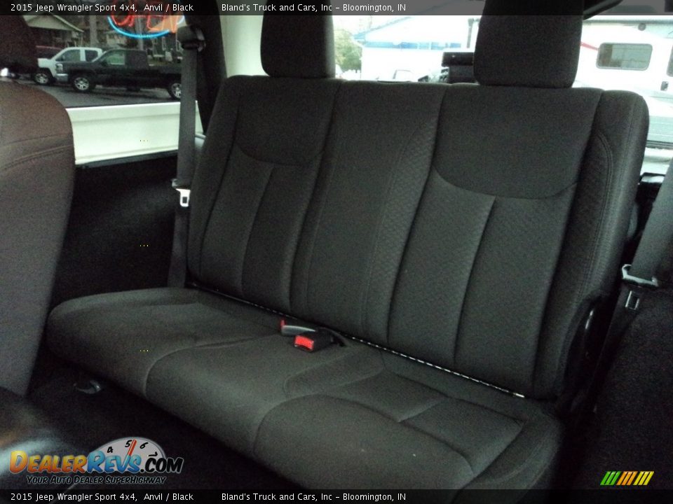 2015 Jeep Wrangler Sport 4x4 Anvil / Black Photo #8