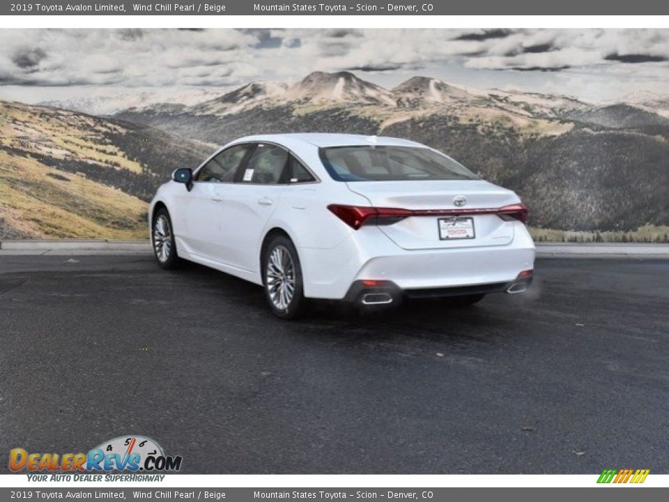 2019 Toyota Avalon Limited Wind Chill Pearl / Beige Photo #3
