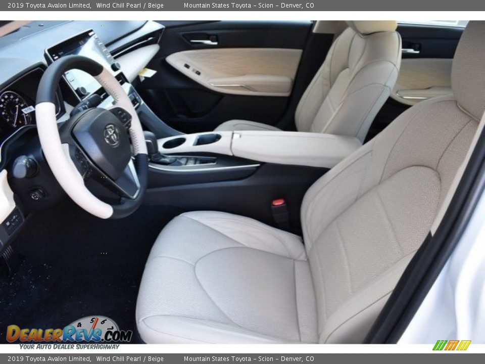2019 Toyota Avalon Limited Wind Chill Pearl / Beige Photo #6