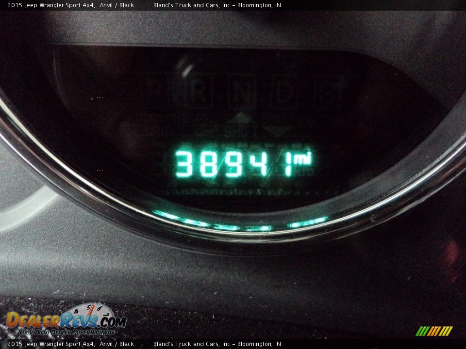 2015 Jeep Wrangler Sport 4x4 Anvil / Black Photo #12