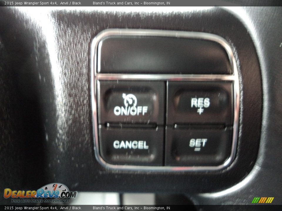 2015 Jeep Wrangler Sport 4x4 Anvil / Black Photo #14