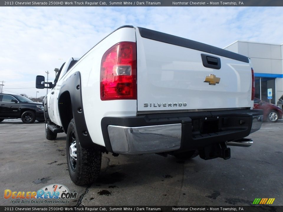 2013 Chevrolet Silverado 2500HD Work Truck Regular Cab Summit White / Dark Titanium Photo #7