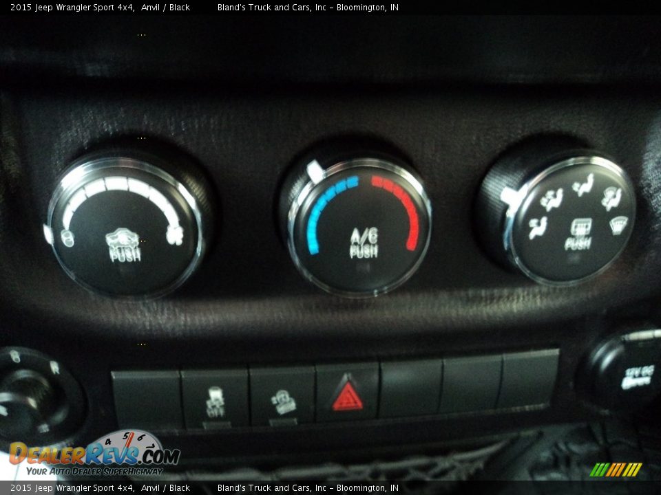 2015 Jeep Wrangler Sport 4x4 Anvil / Black Photo #17