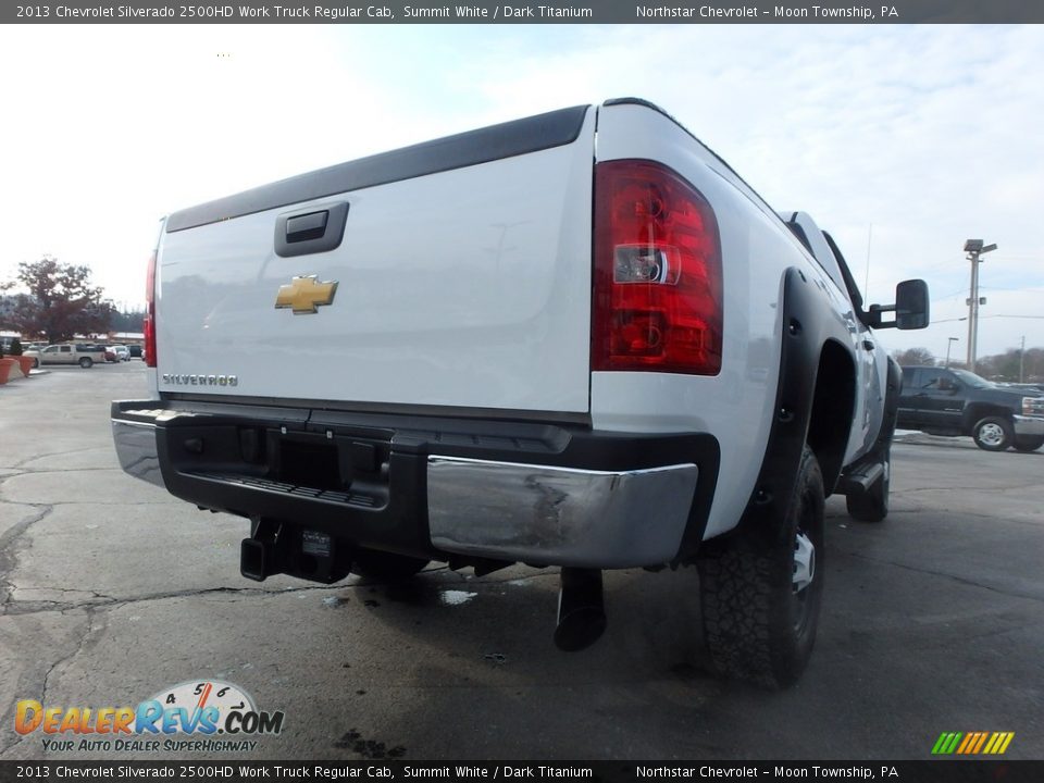 2013 Chevrolet Silverado 2500HD Work Truck Regular Cab Summit White / Dark Titanium Photo #9