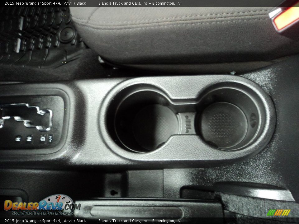 2015 Jeep Wrangler Sport 4x4 Anvil / Black Photo #21