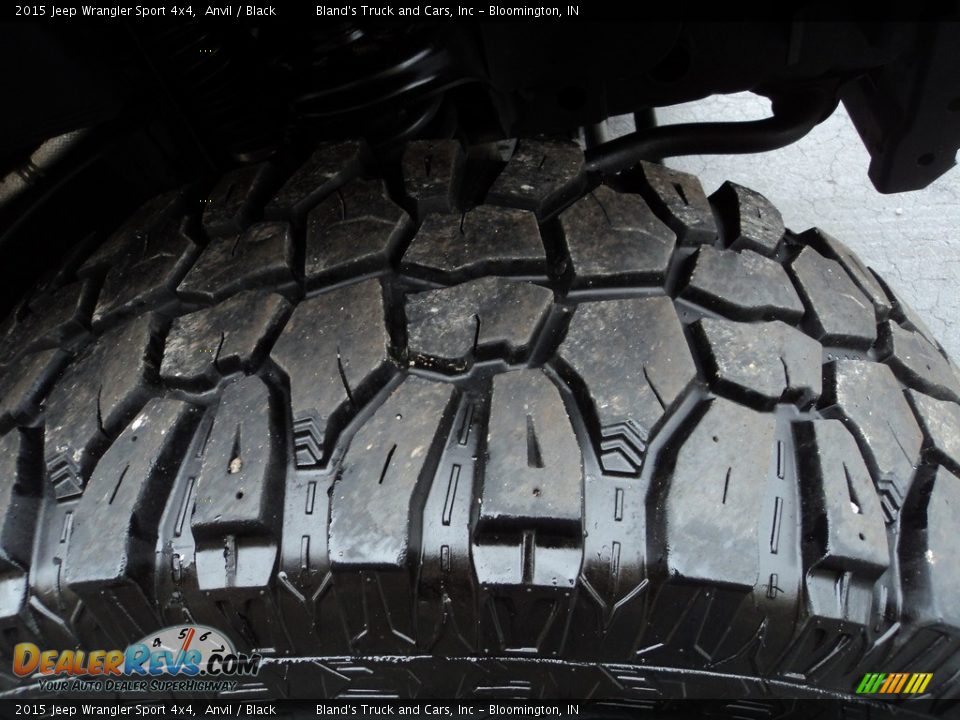 2015 Jeep Wrangler Sport 4x4 Anvil / Black Photo #25