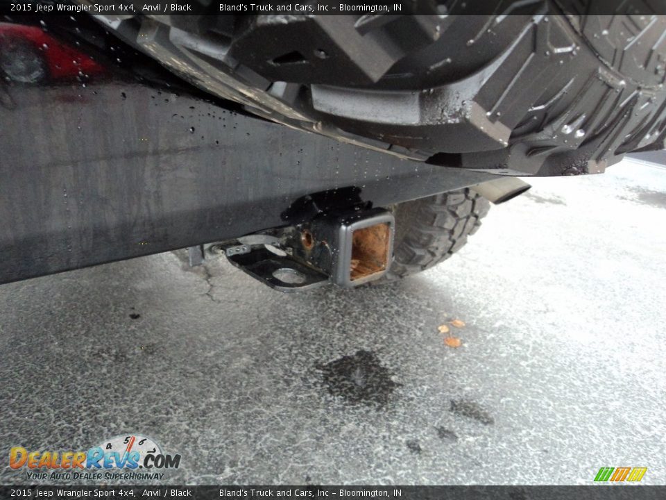 2015 Jeep Wrangler Sport 4x4 Anvil / Black Photo #29