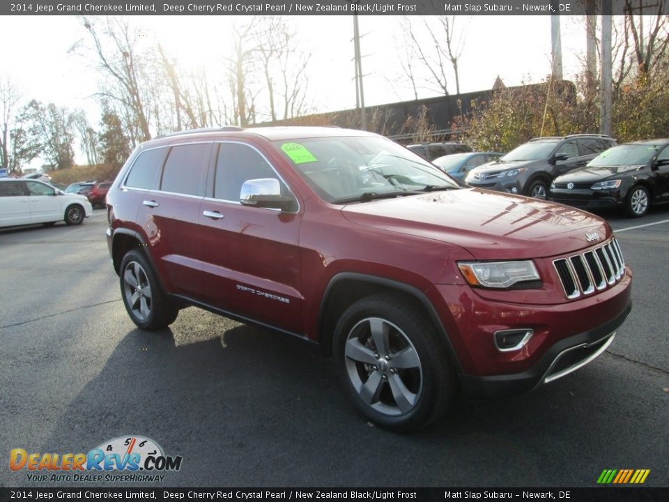 2014 Jeep Grand Cherokee Limited Deep Cherry Red Crystal Pearl / New Zealand Black/Light Frost Photo #4