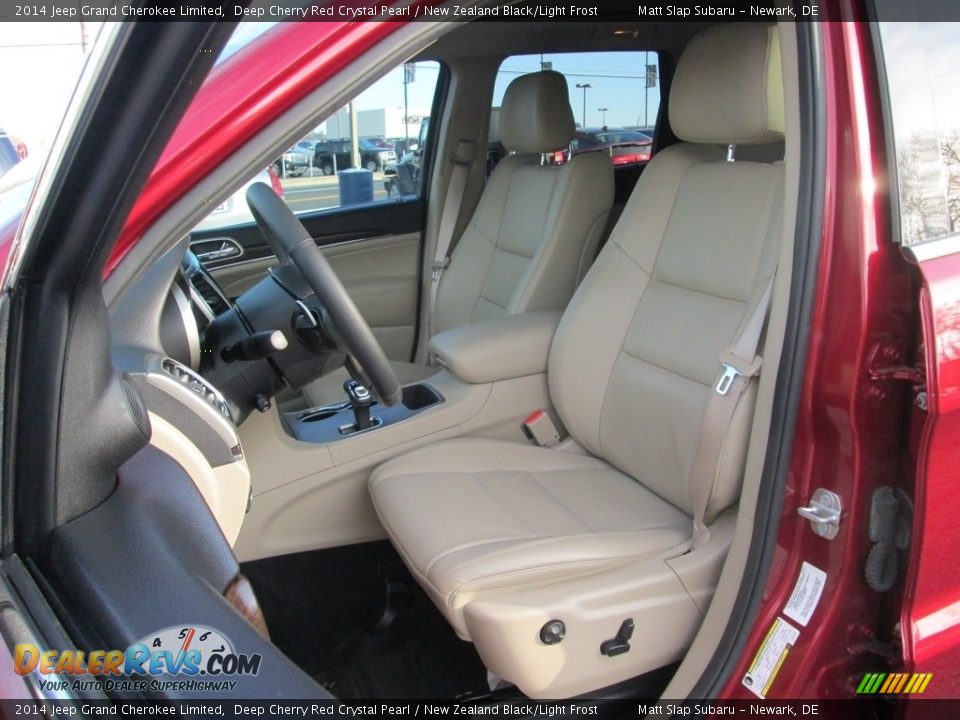 2014 Jeep Grand Cherokee Limited Deep Cherry Red Crystal Pearl / New Zealand Black/Light Frost Photo #16