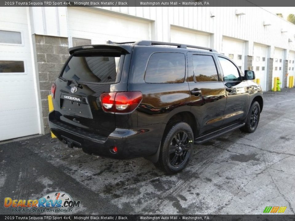 2019 Toyota Sequoia TRD Sport 4x4 Midnight Black Metallic / Black Photo #3