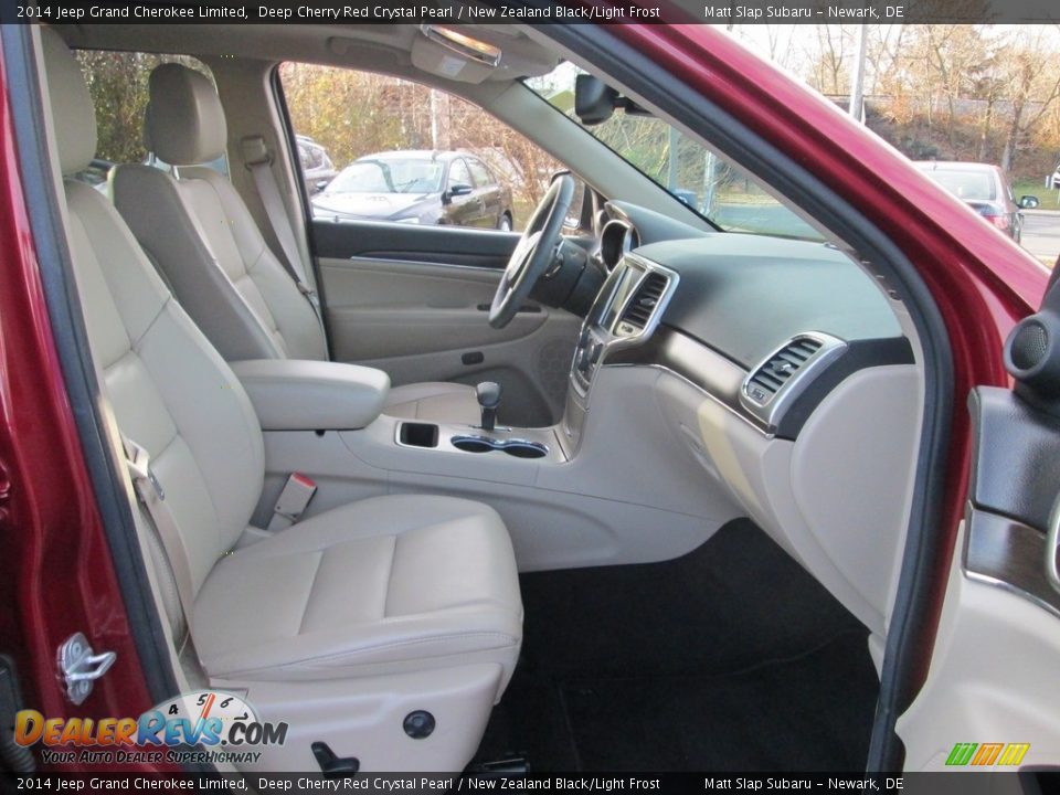 2014 Jeep Grand Cherokee Limited Deep Cherry Red Crystal Pearl / New Zealand Black/Light Frost Photo #18