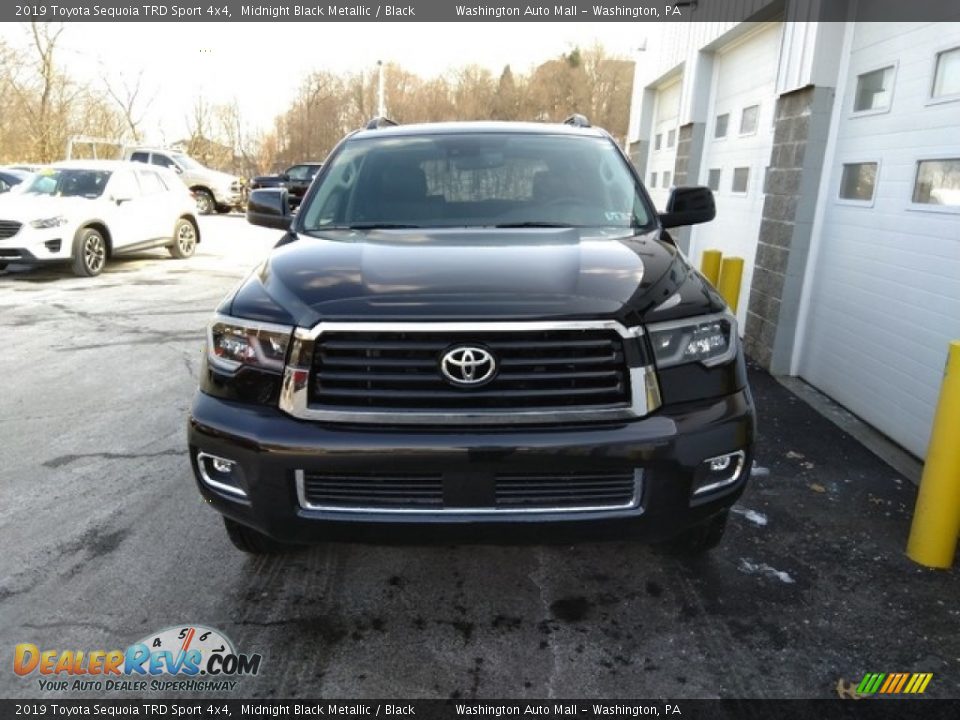 2019 Toyota Sequoia TRD Sport 4x4 Midnight Black Metallic / Black Photo #5