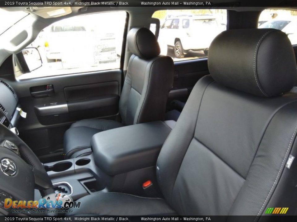 2019 Toyota Sequoia TRD Sport 4x4 Midnight Black Metallic / Black Photo #8