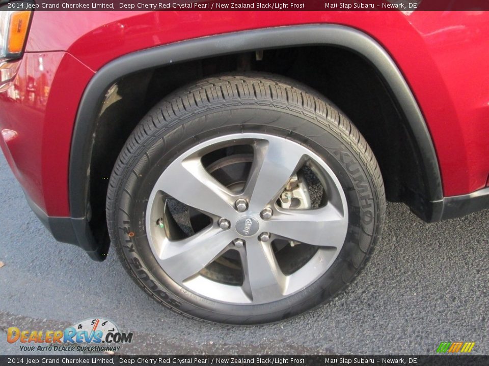 2014 Jeep Grand Cherokee Limited Deep Cherry Red Crystal Pearl / New Zealand Black/Light Frost Photo #22