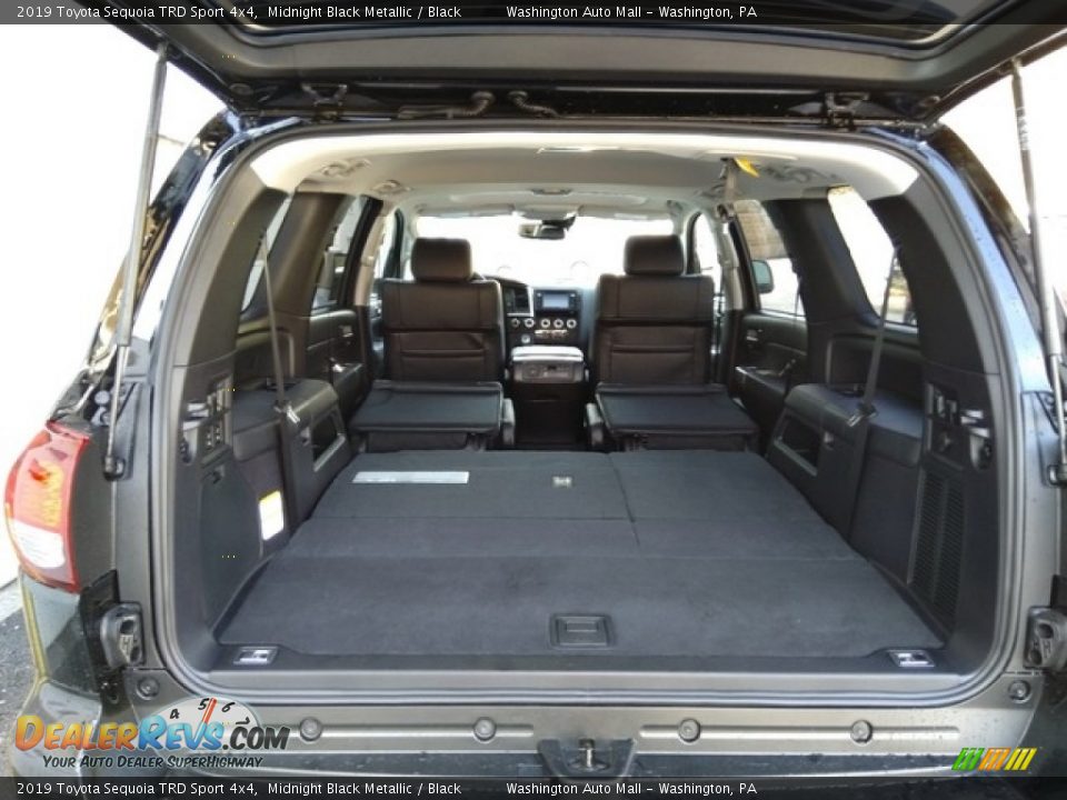 2019 Toyota Sequoia TRD Sport 4x4 Midnight Black Metallic / Black Photo #12