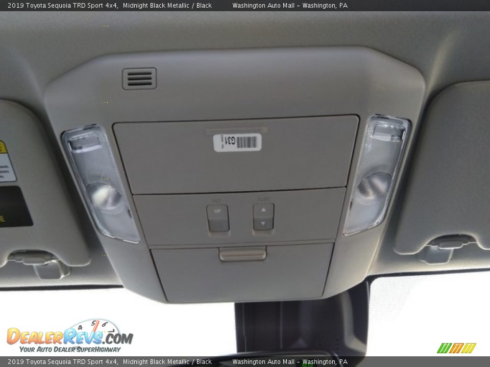 2019 Toyota Sequoia TRD Sport 4x4 Midnight Black Metallic / Black Photo #19