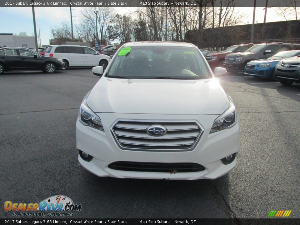 2017 Subaru Legacy 3.6R Limited Crystal White Pearl / Slate Black Photo #3