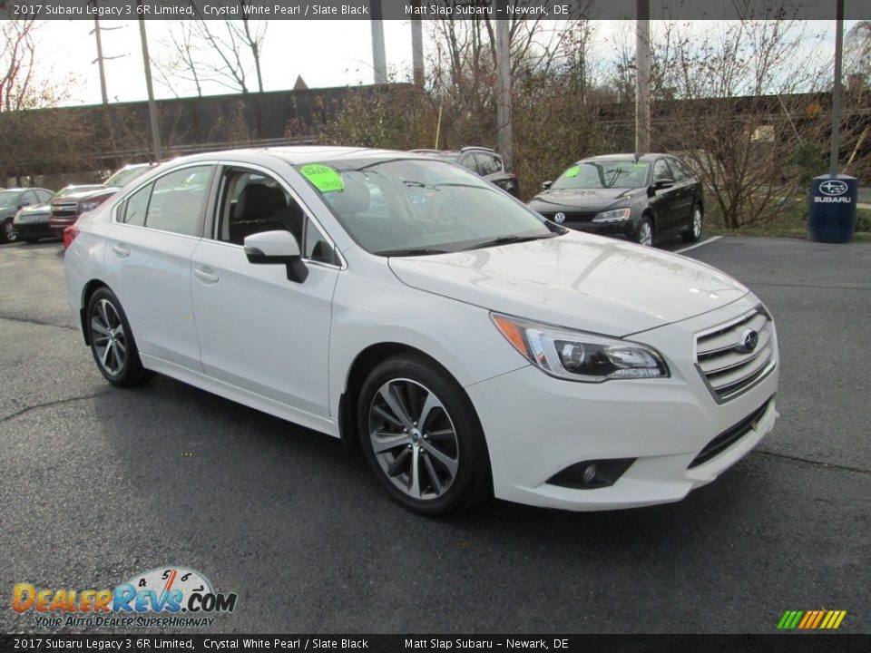 2017 Subaru Legacy 3.6R Limited Crystal White Pearl / Slate Black Photo #4