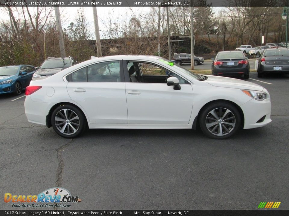 2017 Subaru Legacy 3.6R Limited Crystal White Pearl / Slate Black Photo #5
