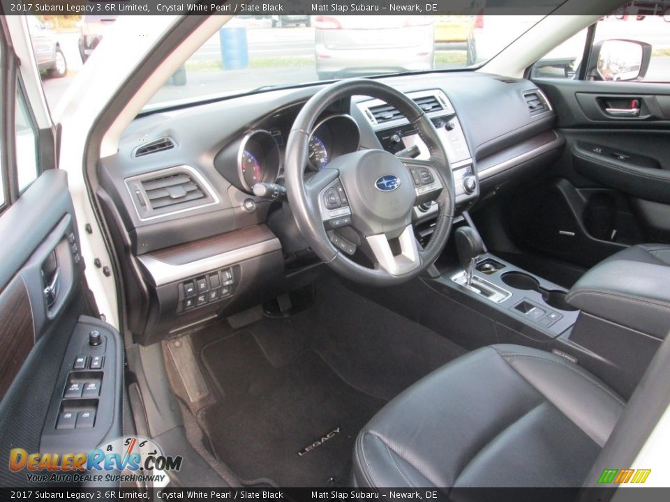 2017 Subaru Legacy 3.6R Limited Crystal White Pearl / Slate Black Photo #12