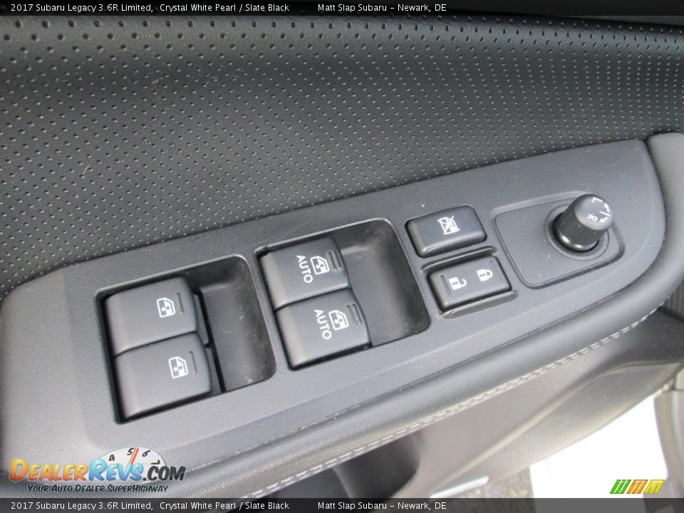 2017 Subaru Legacy 3.6R Limited Crystal White Pearl / Slate Black Photo #15