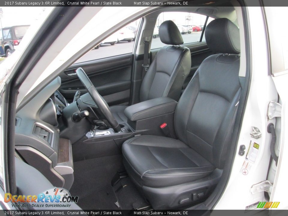 2017 Subaru Legacy 3.6R Limited Crystal White Pearl / Slate Black Photo #16