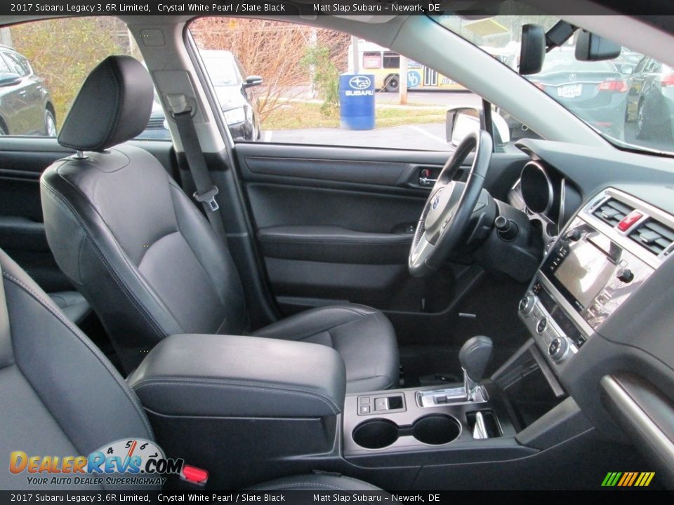 2017 Subaru Legacy 3.6R Limited Crystal White Pearl / Slate Black Photo #17