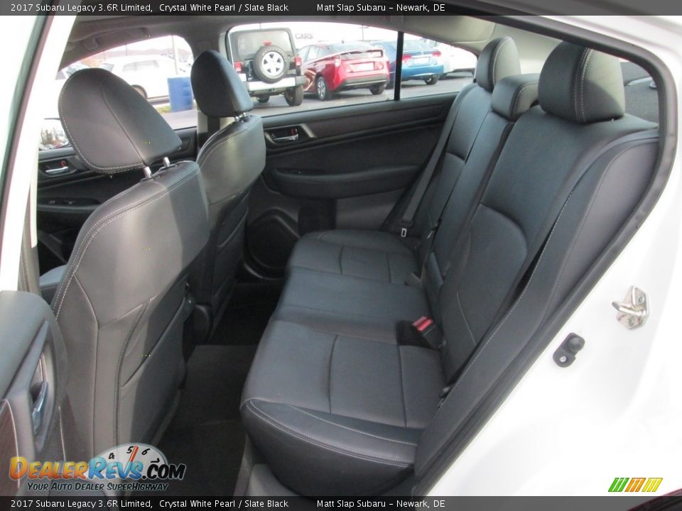 2017 Subaru Legacy 3.6R Limited Crystal White Pearl / Slate Black Photo #22
