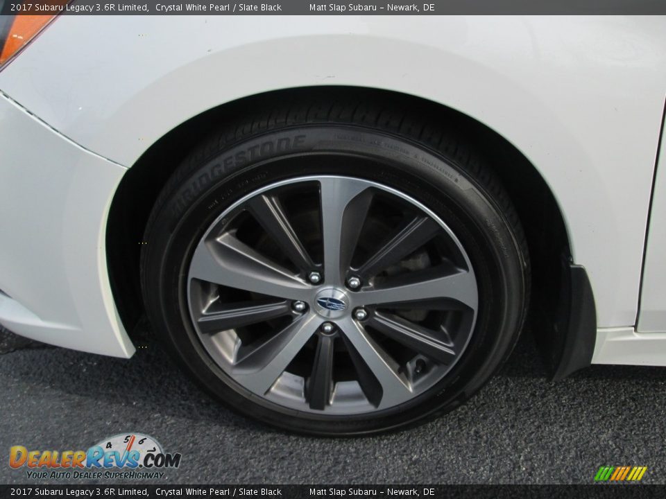 2017 Subaru Legacy 3.6R Limited Crystal White Pearl / Slate Black Photo #23