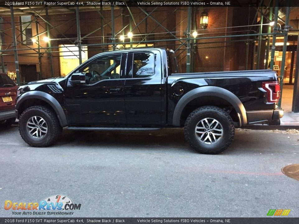 2018 Ford F150 SVT Raptor SuperCab 4x4 Shadow Black / Black Photo #1