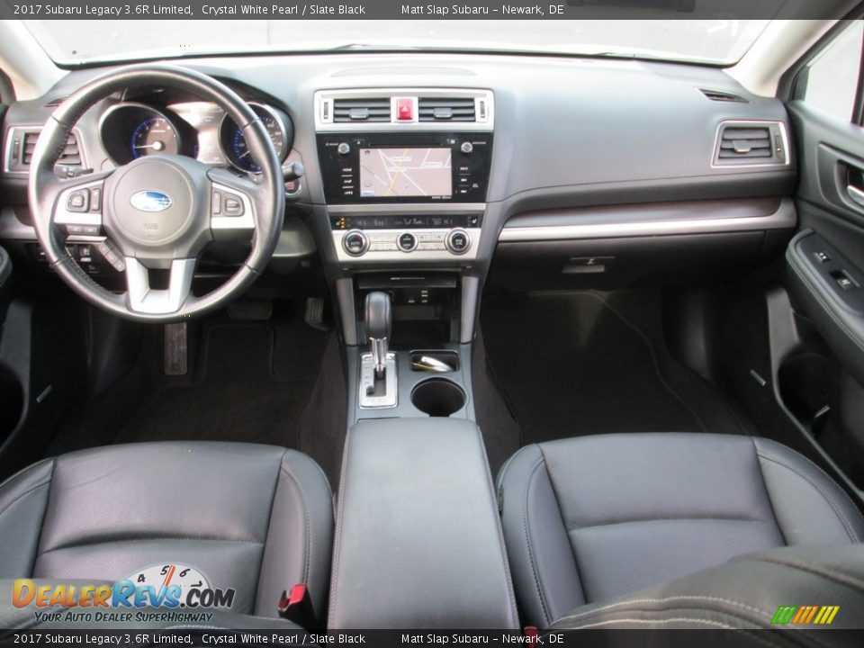 2017 Subaru Legacy 3.6R Limited Crystal White Pearl / Slate Black Photo #25