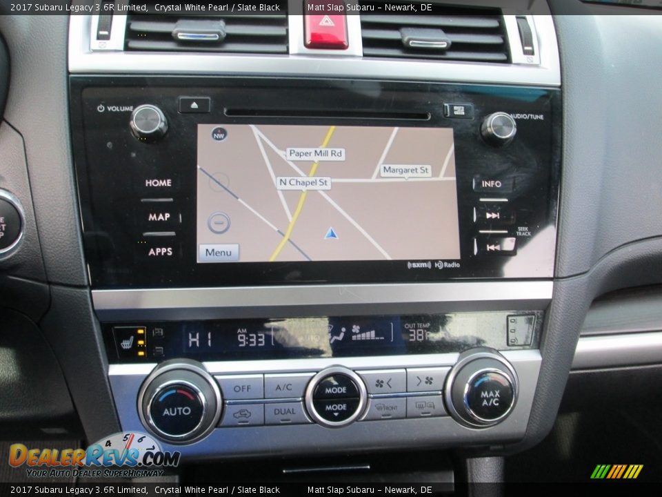 2017 Subaru Legacy 3.6R Limited Crystal White Pearl / Slate Black Photo #26