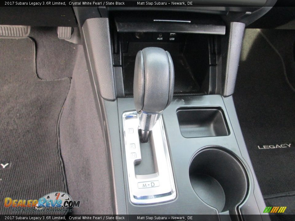 2017 Subaru Legacy 3.6R Limited Crystal White Pearl / Slate Black Photo #27