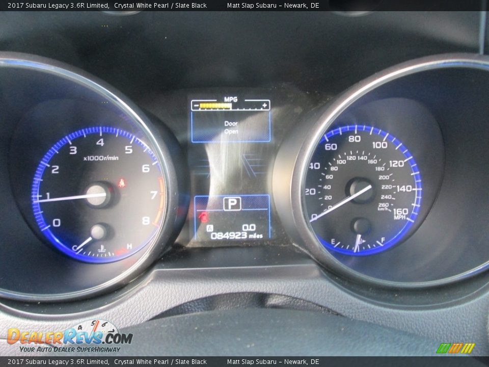 2017 Subaru Legacy 3.6R Limited Crystal White Pearl / Slate Black Photo #28