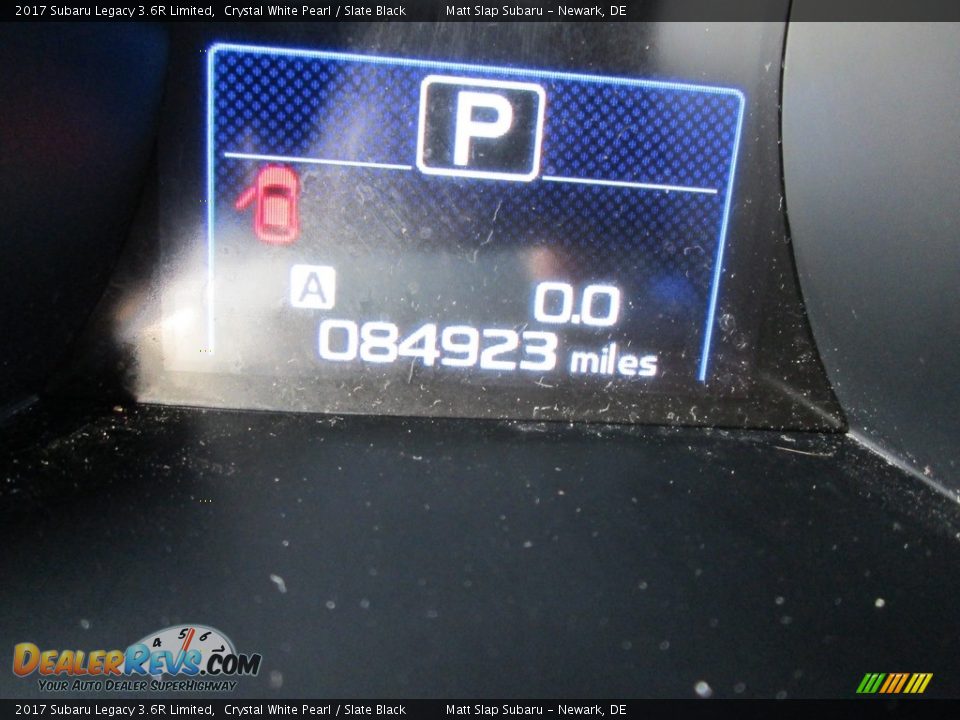 2017 Subaru Legacy 3.6R Limited Crystal White Pearl / Slate Black Photo #29