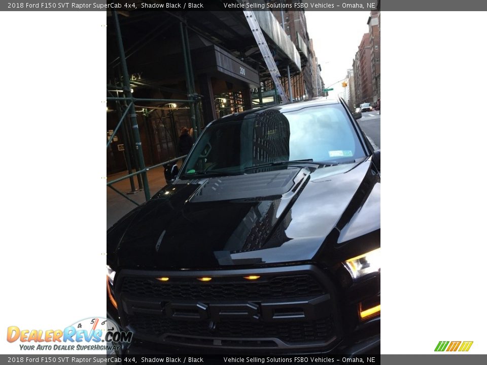 2018 Ford F150 SVT Raptor SuperCab 4x4 Shadow Black / Black Photo #7