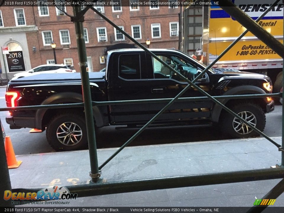 2018 Ford F150 SVT Raptor SuperCab 4x4 Shadow Black / Black Photo #9