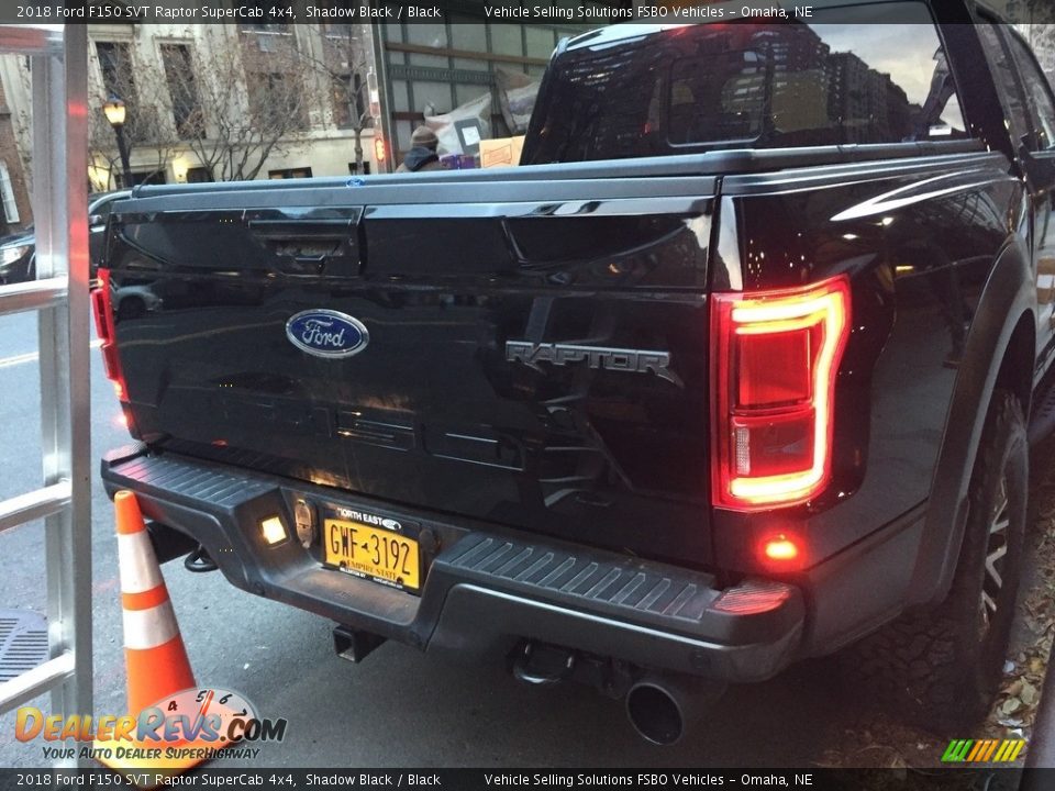 2018 Ford F150 SVT Raptor SuperCab 4x4 Shadow Black / Black Photo #10