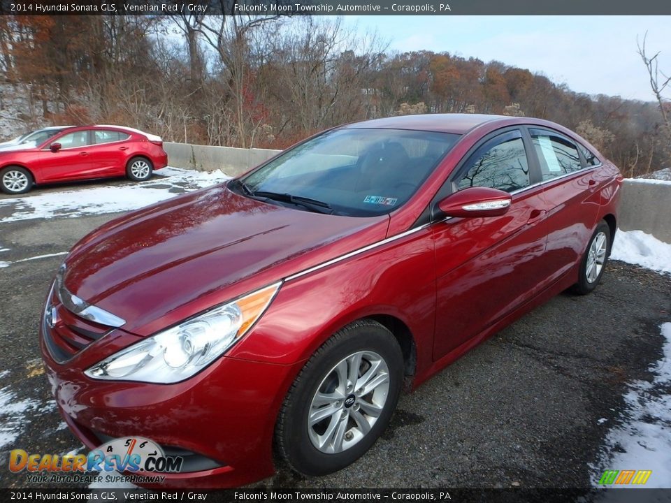 2014 Hyundai Sonata GLS Venetian Red / Gray Photo #1