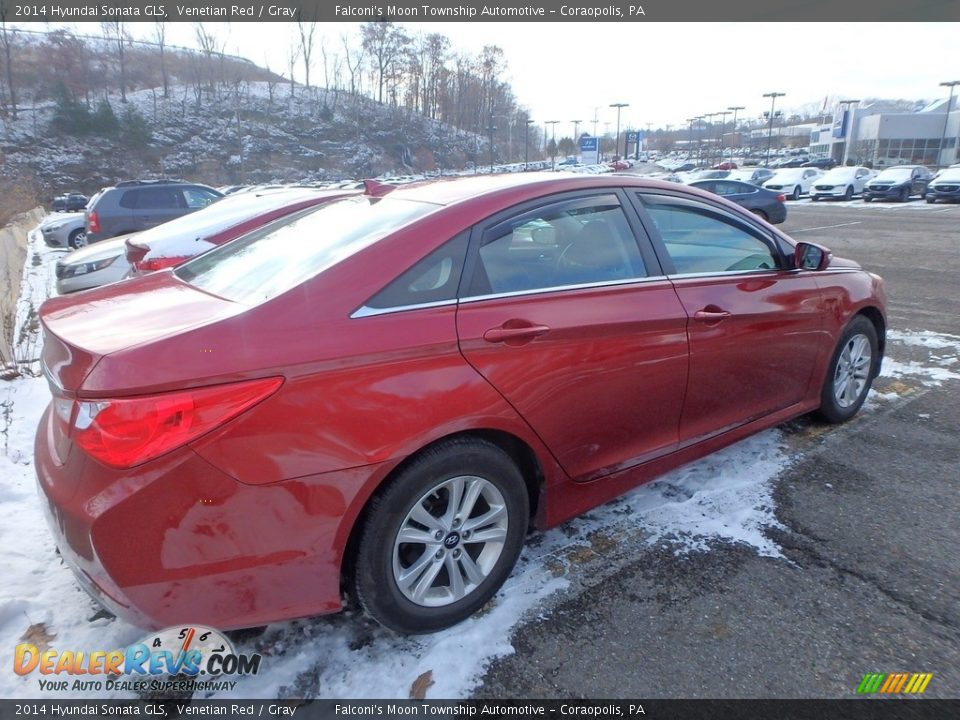 2014 Hyundai Sonata GLS Venetian Red / Gray Photo #2