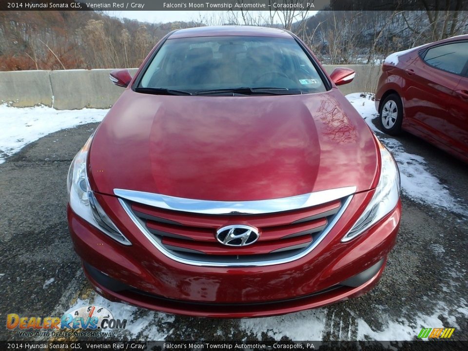 2014 Hyundai Sonata GLS Venetian Red / Gray Photo #4