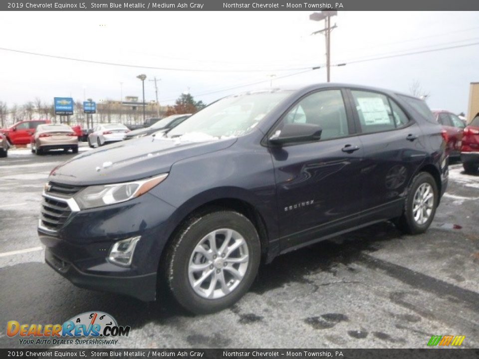 2019 Chevrolet Equinox LS Storm Blue Metallic / Medium Ash Gray Photo #1