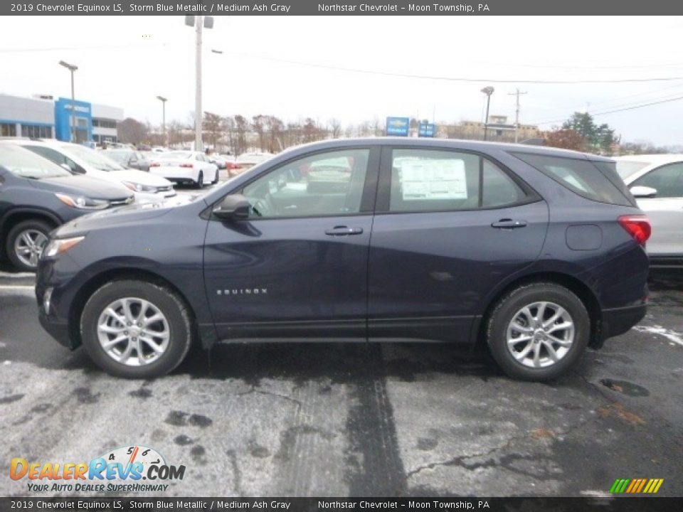 2019 Chevrolet Equinox LS Storm Blue Metallic / Medium Ash Gray Photo #2