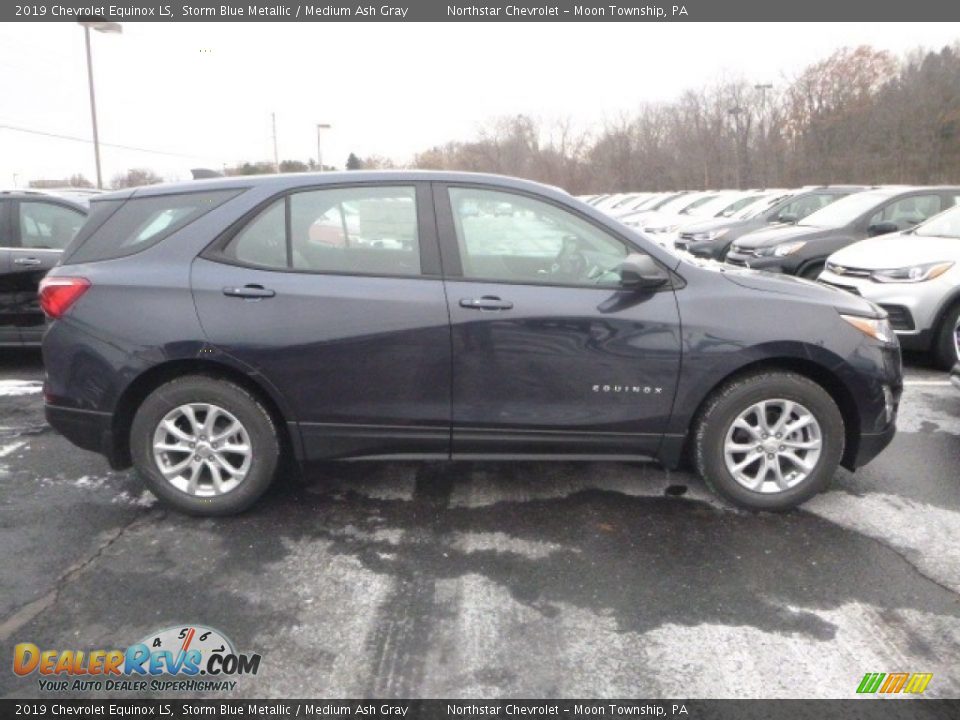 2019 Chevrolet Equinox LS Storm Blue Metallic / Medium Ash Gray Photo #6